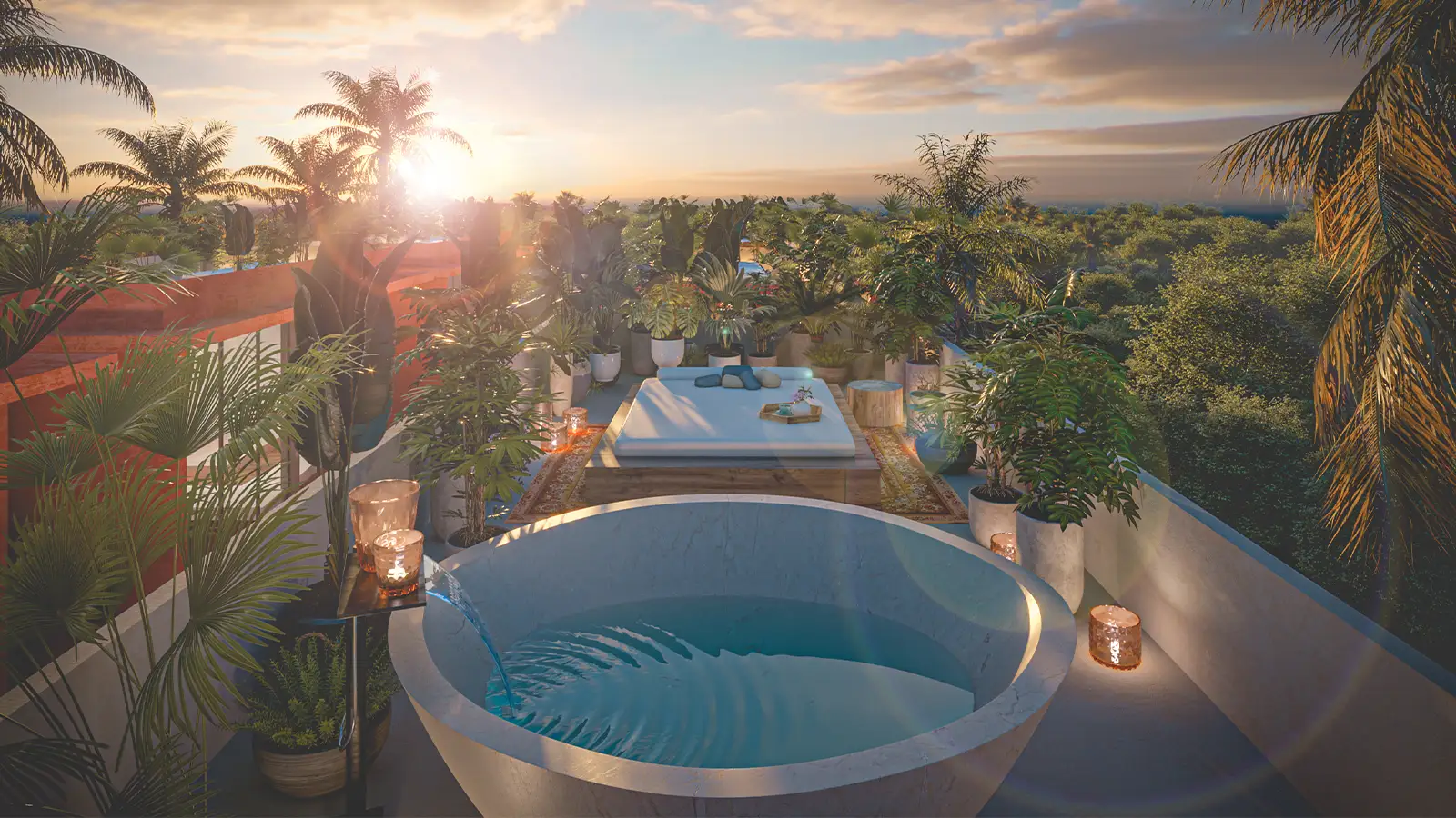 PALMA Y ARCO TULUM